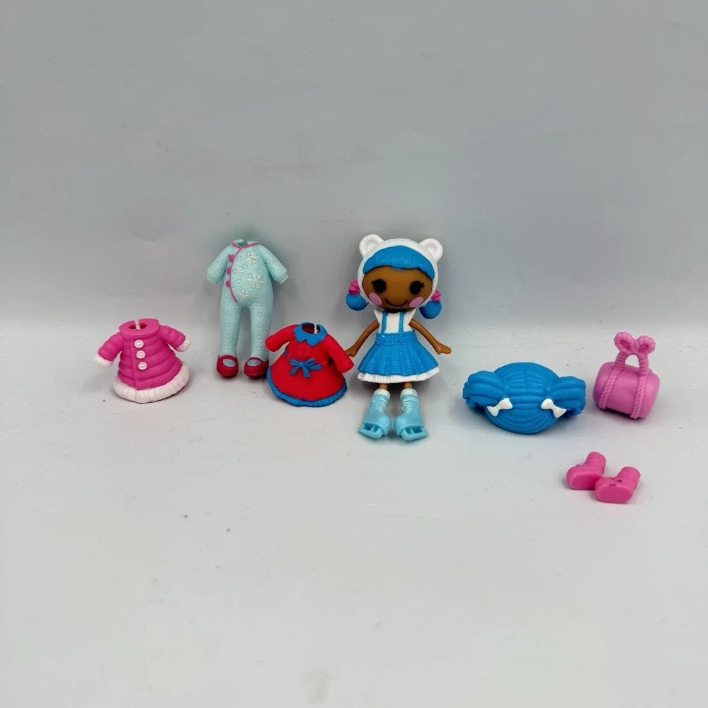 Mini Lalaloopsy MITTENS FLUFF N STUFF STYLE N SWAP Doll Retired RARE Complete‎